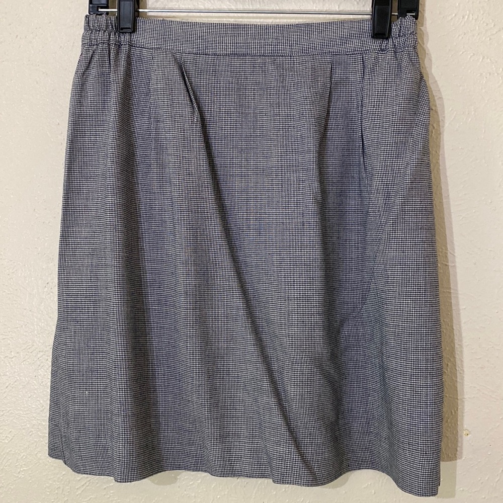 Vintage Plaid Midi Skirt